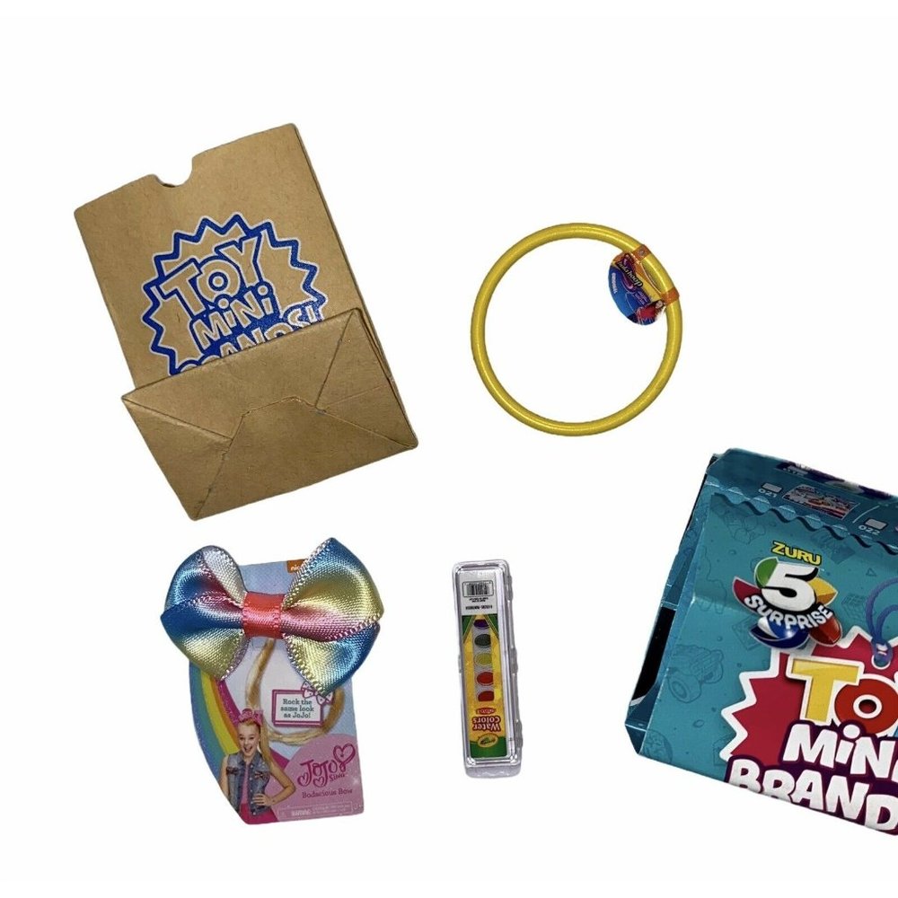 Zuru Toy Mini Brands Jo Jo Silva Bow Hula Hoop Paint Set Grocery Sack Lot